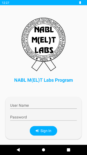 NABL MELT Assessment App Screenshot 1