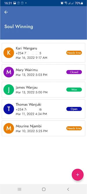 Church App Screenshot 1