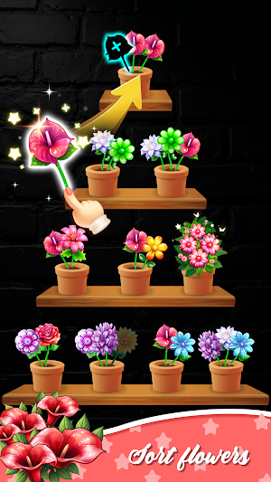 Sort Flower Match Game Screenshot 1
