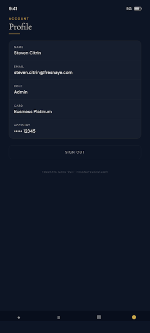 Fresnaye Card Screenshot 1