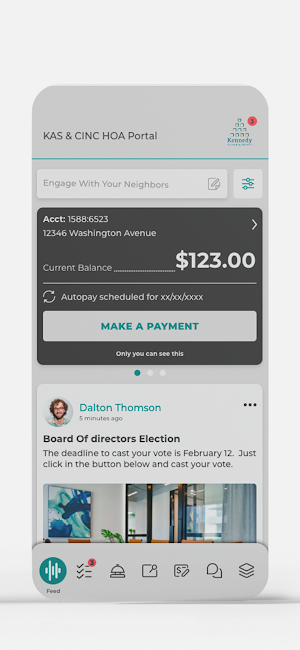 KAS & CINC HOA Portal Screenshot 2