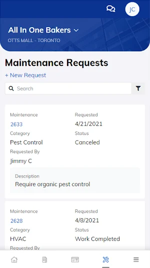 CommercialCafe Tenant Screenshot 2