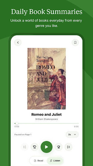 JustRead - Book Summaries App Screenshot 3