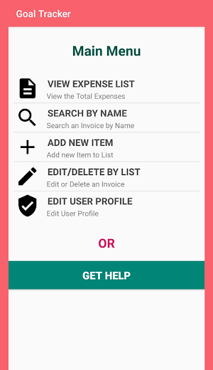 Track your Finance Goals app Screenshot 3
