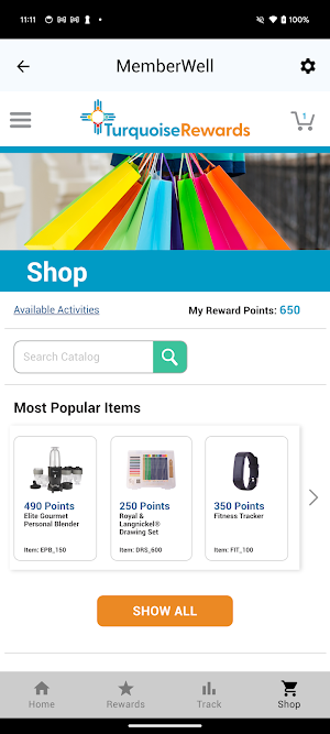 Turquoise Rewards Screenshot 2