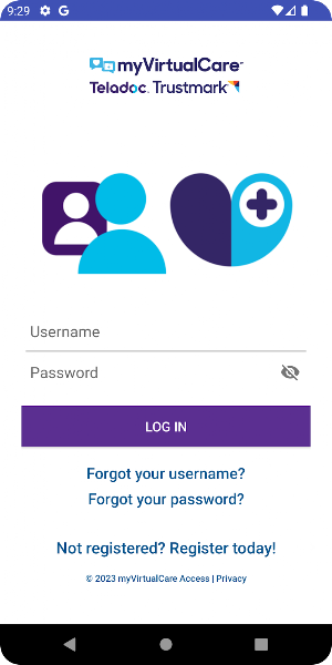 myVirtualCare Access Screenshot 0