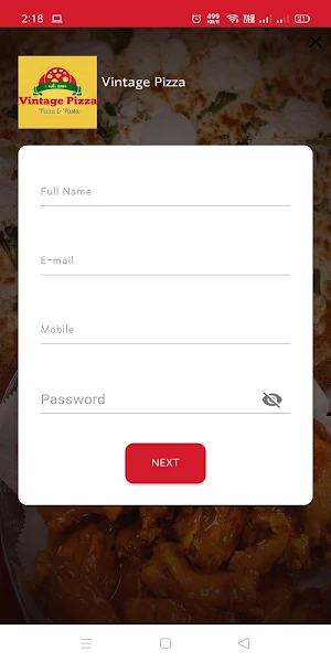 vintage pizza Screenshot 0