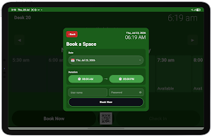 DeskFlex - Room Display 2026 Screenshot 3