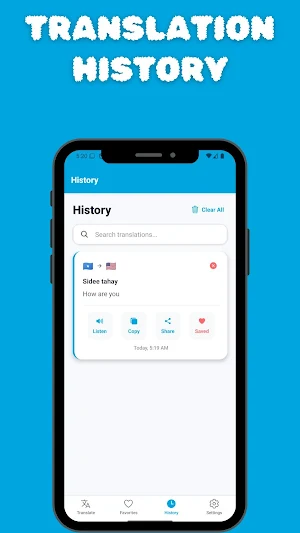 Somali Translator Screenshot 2