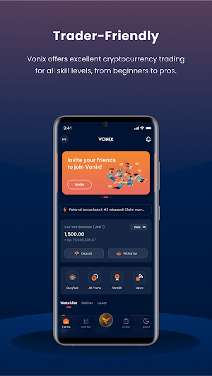 Vonix - Buy & Sell Crypto Screenshot 0