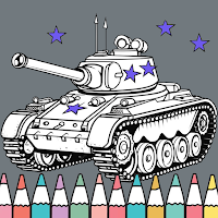 War Tank Coloring Book