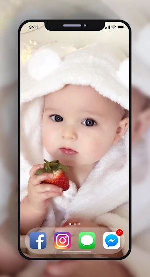Cute Babies Wallpapers - Background Screenshot 2