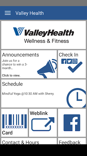 Valley Health Fitness Center Screenshot 1