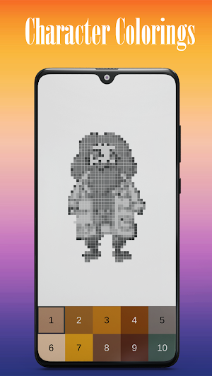Hogwart Colouring By Numbers Screenshot 3