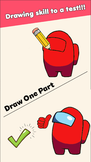 Draw Puzzle - Draw one part Screenshot 1