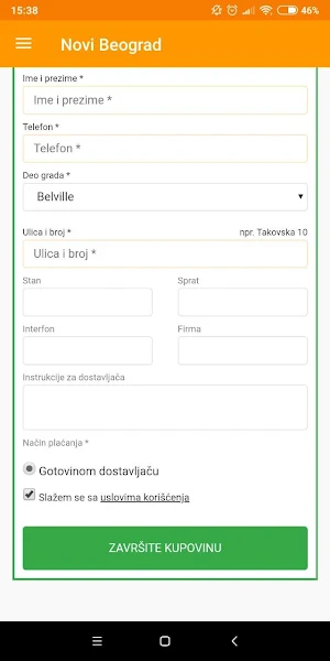 Agi Pasta Away - Dostava Hrane Screenshot 2
