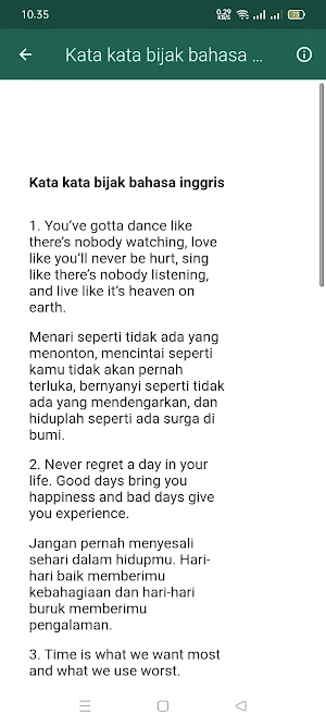 kata bijak status wa lengkap Screenshot 1