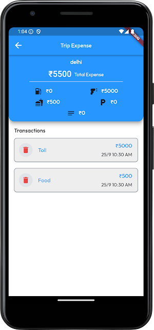 IDG : Vehicle Expense Tracking Screenshot 3