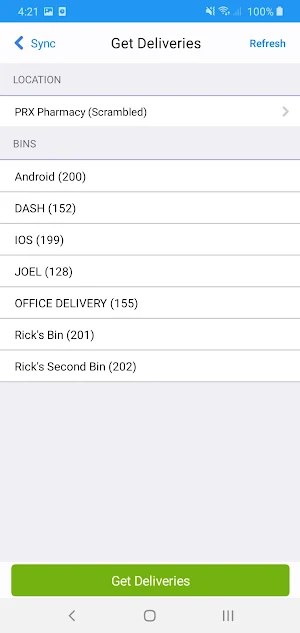 PioneerRx Mobile Delivery Screenshot 1