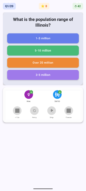 US States Quiz – Trivia Game Screenshot 2