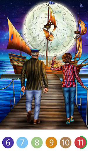 Mia's Journey - Coloring Book Free Screenshot 0
