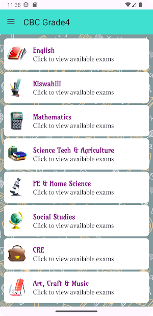 CBC Grade 4 Revision Exams Screenshot 1