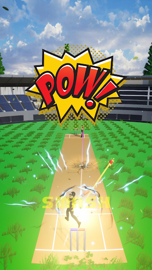 cricket game bat ball Screenshot 0