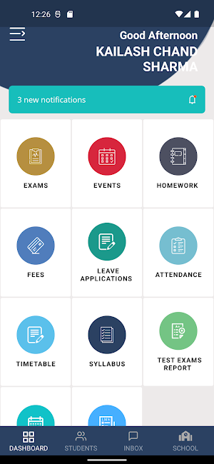 SHIVAJI PARENT APP Screenshot 0