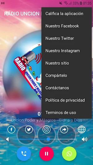 Radio Uncion Poder y Milagros  Screenshot 1