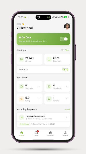 Apni Society - Vendor App Screenshot 0