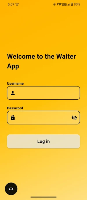 Billhost Waiter App Screenshot 0