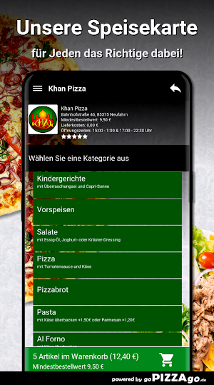 Khan Pizza Neufahrn Screenshot 3
