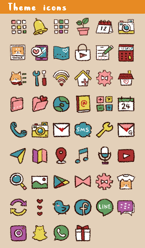 Cute Wallpaper Shiba♡Friends Theme Screenshot 3