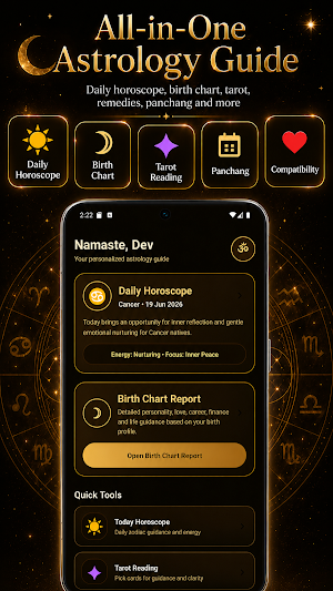 AstroGuide: Kundli Horoscope Screenshot 0