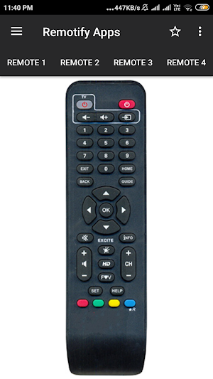 Den Remote Control (7 in 1) Screenshot 1
