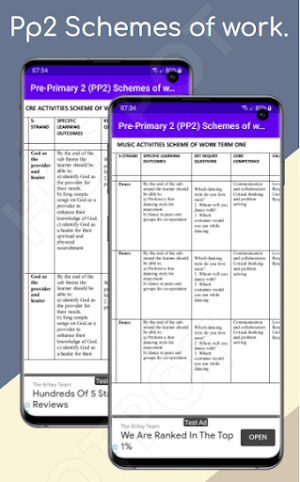 PP2 All Schemes of work. Screenshot 1