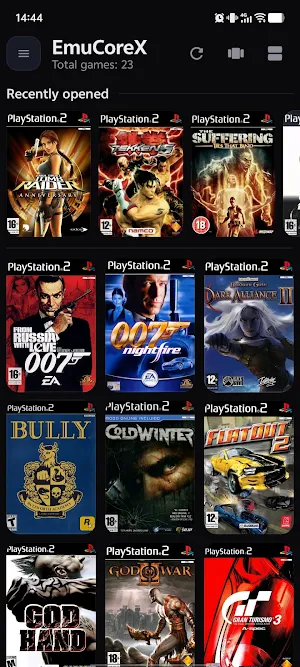 EmuCoreX - PS2 Emulator Screenshot 0