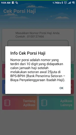 Cek Keberangkatan Haji Screenshot 2