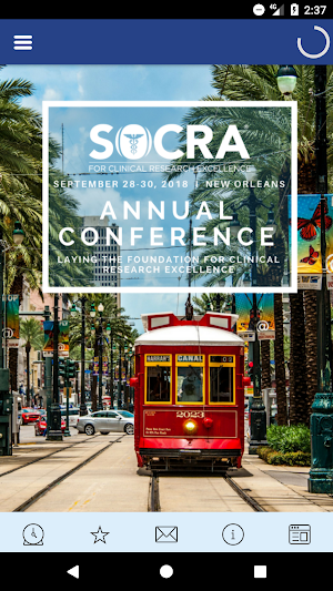 SOCRA Annual Conference Screenshot 1