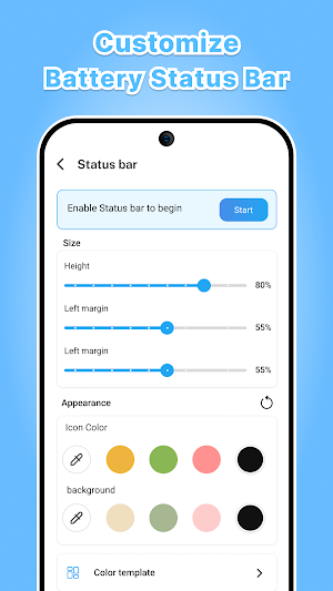 Emoji Battery Icon Status Bar Screenshot 2