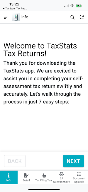 TaxStats Tax Returns Screenshot 0