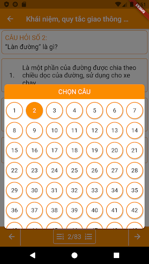 Ôn thi lái xe máy Hạng A1 Screenshot 3