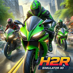 Simulator Ninja Kawasaki H2R Screenshot 0