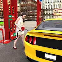 Car Driving Games: Gas Station