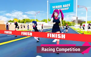 Anime School Girl Life Games Screenshot 2