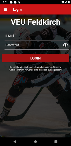 VEU Feldkirch App Screenshot 2