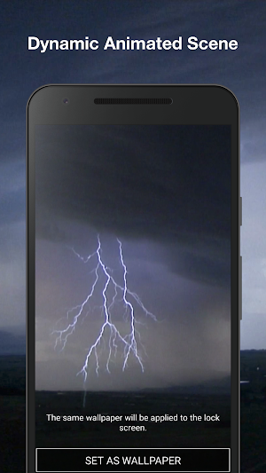 Thunderstorm Live Wallpaper Screenshot 1