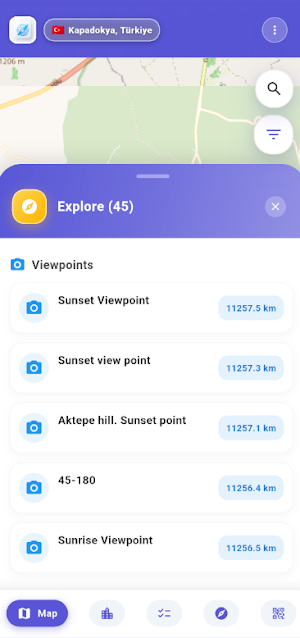 Roamless: Offline Travel Map Screenshot 1