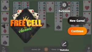 FreeCell - Offline Free Solitaire Games Screenshot 1