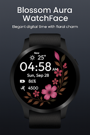 Elegant Floral WatchFace Screenshot 0